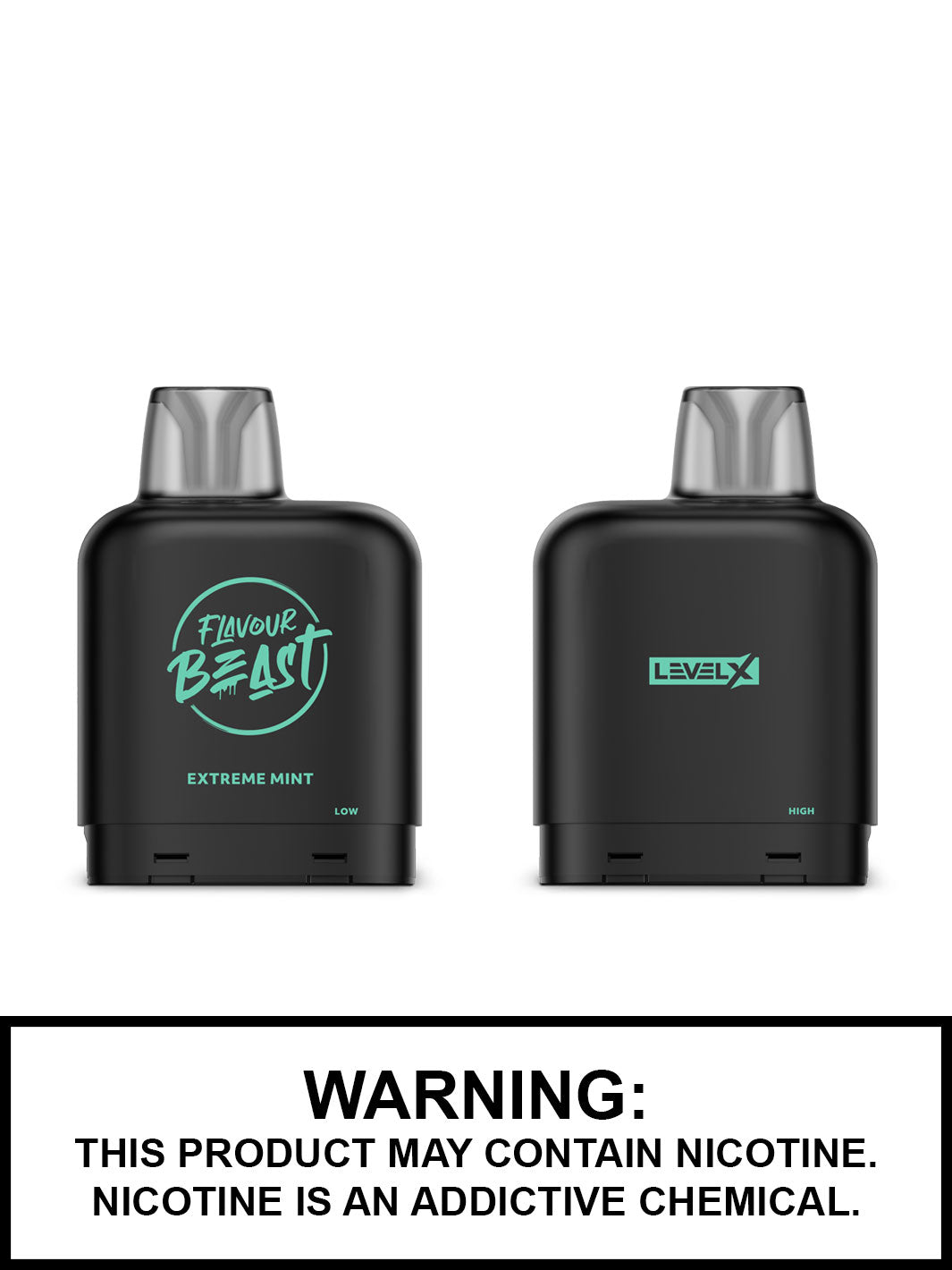 Extreme Mint Iced Level X Flavour Beast Pods, Vape360 Canada