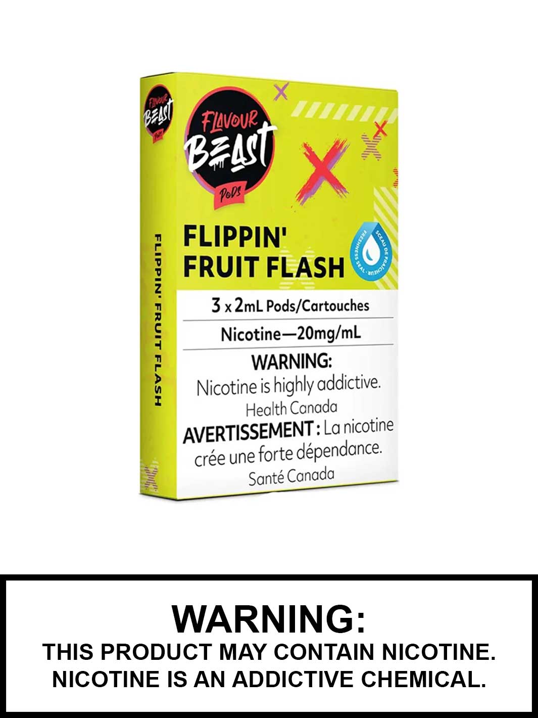 Flippin' Fruit Flash Flavour Beast Pods, STLH Compatible Pods, Vape360 Canada