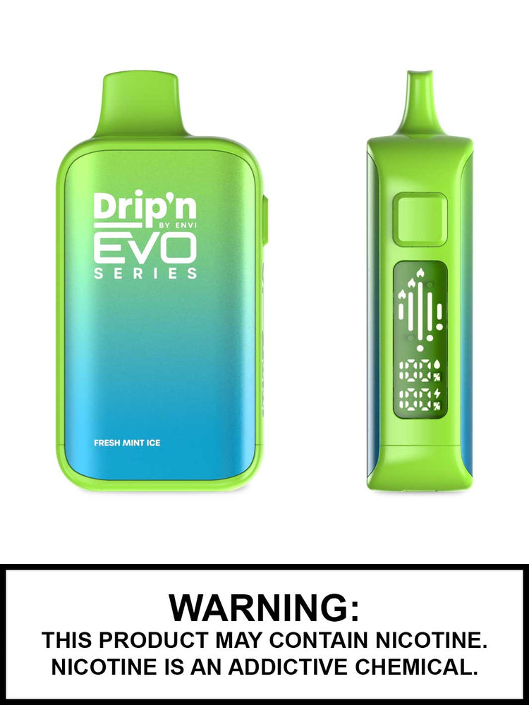 Fresh Mint Ice Dripn Evo 63K Disposable Vape, Drip'n Vape