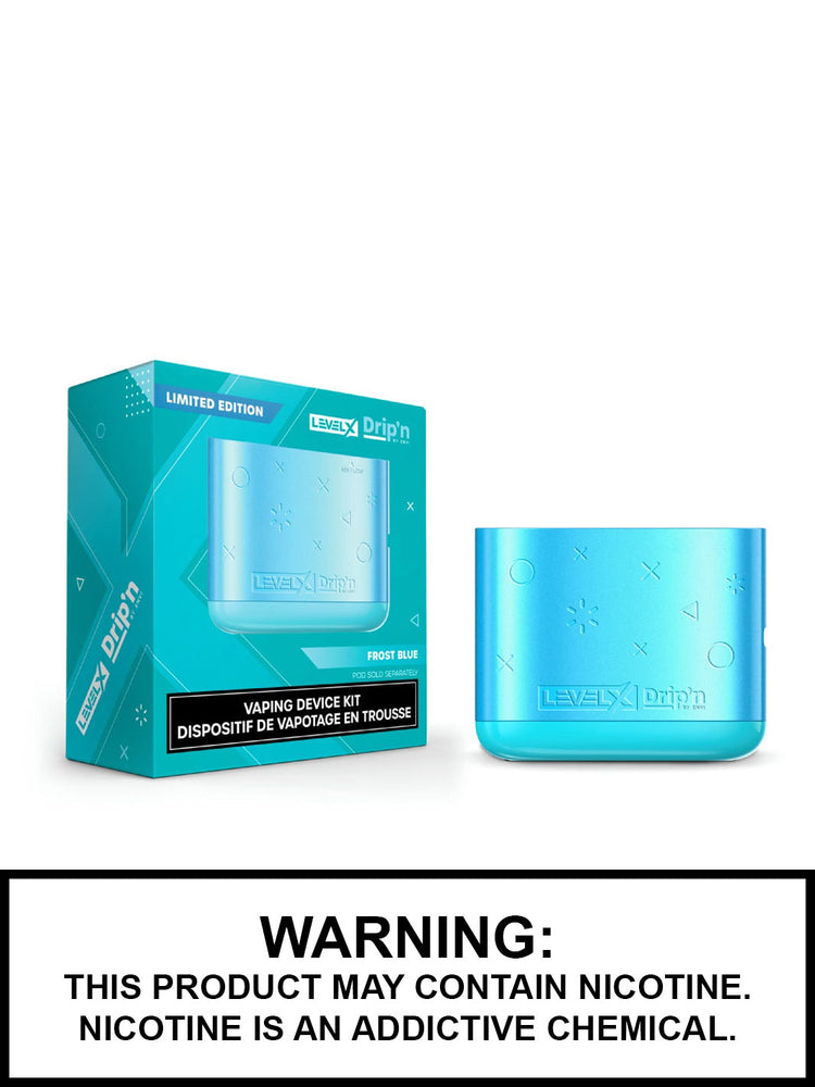 Frost Blue Flavour Beast Level X Device Kit, Level X Pod Vape, Vape360 Canada