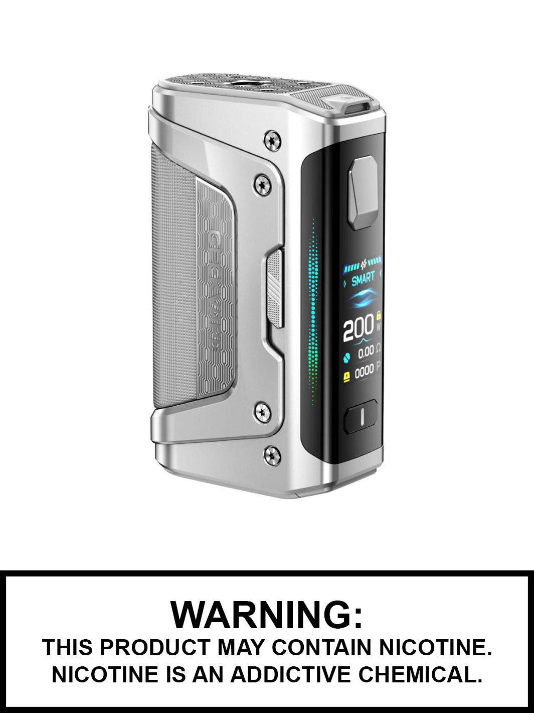 Frost Silver Geekvape Aegis Legend 5 Box Mod Vape, Vape360 Canada