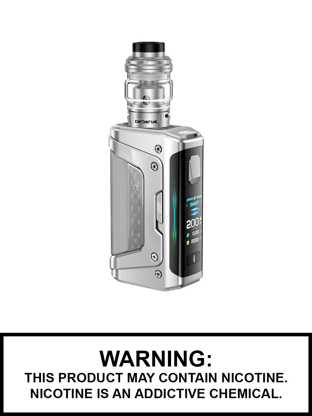 Frost Silver Geekvape Aegis Legend 5 Starter Kit with Cerberus SE Tank, Vape360 Canada