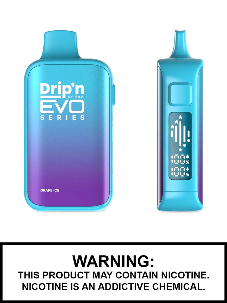 Grape Ice Dripn Evo 63K Disposable Vape, Drip'n Vape