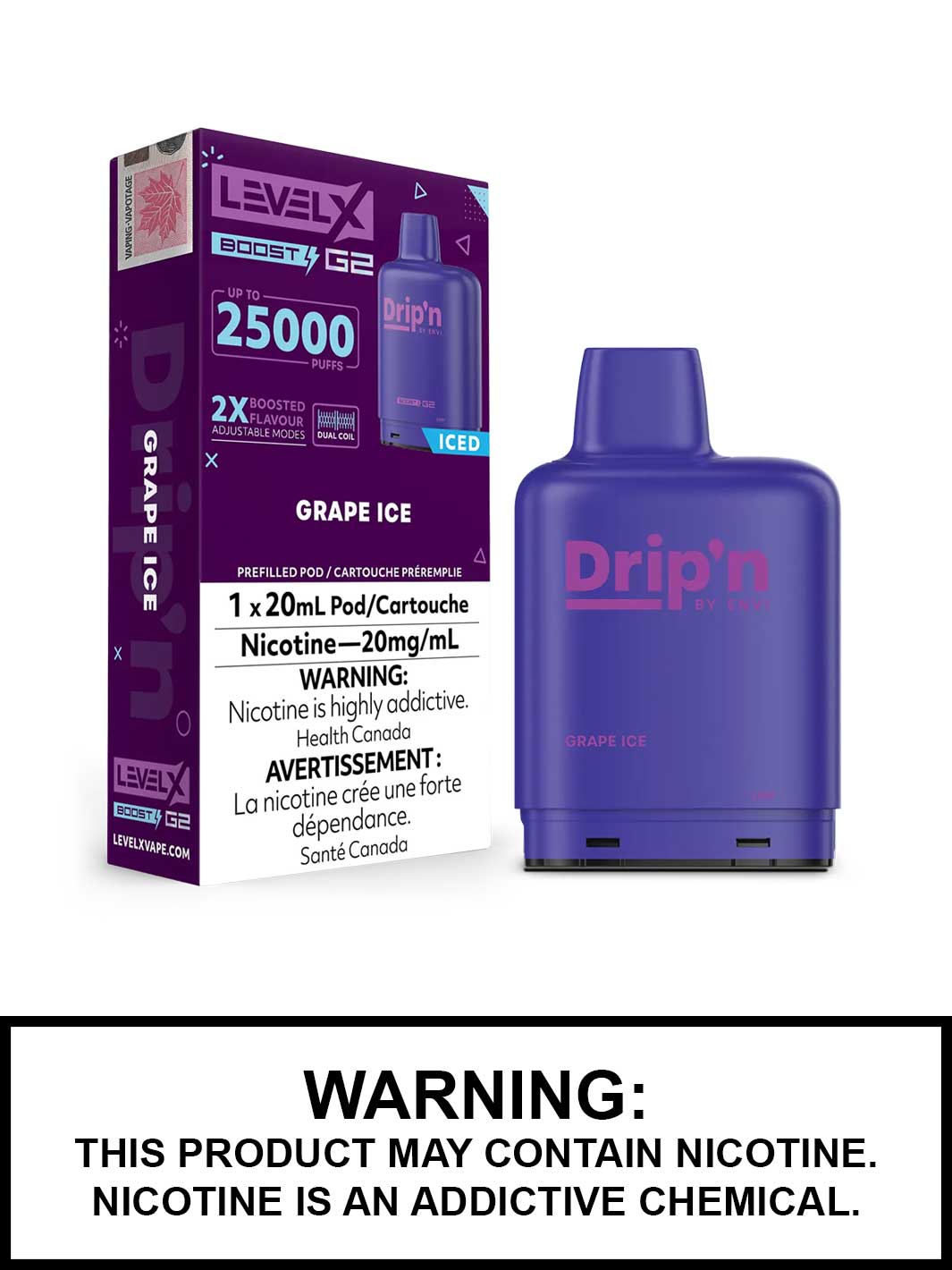 drip x トバログ PACK ver.2 Drip'n Level X Boost G2 Vape Pods - 25K Puffs