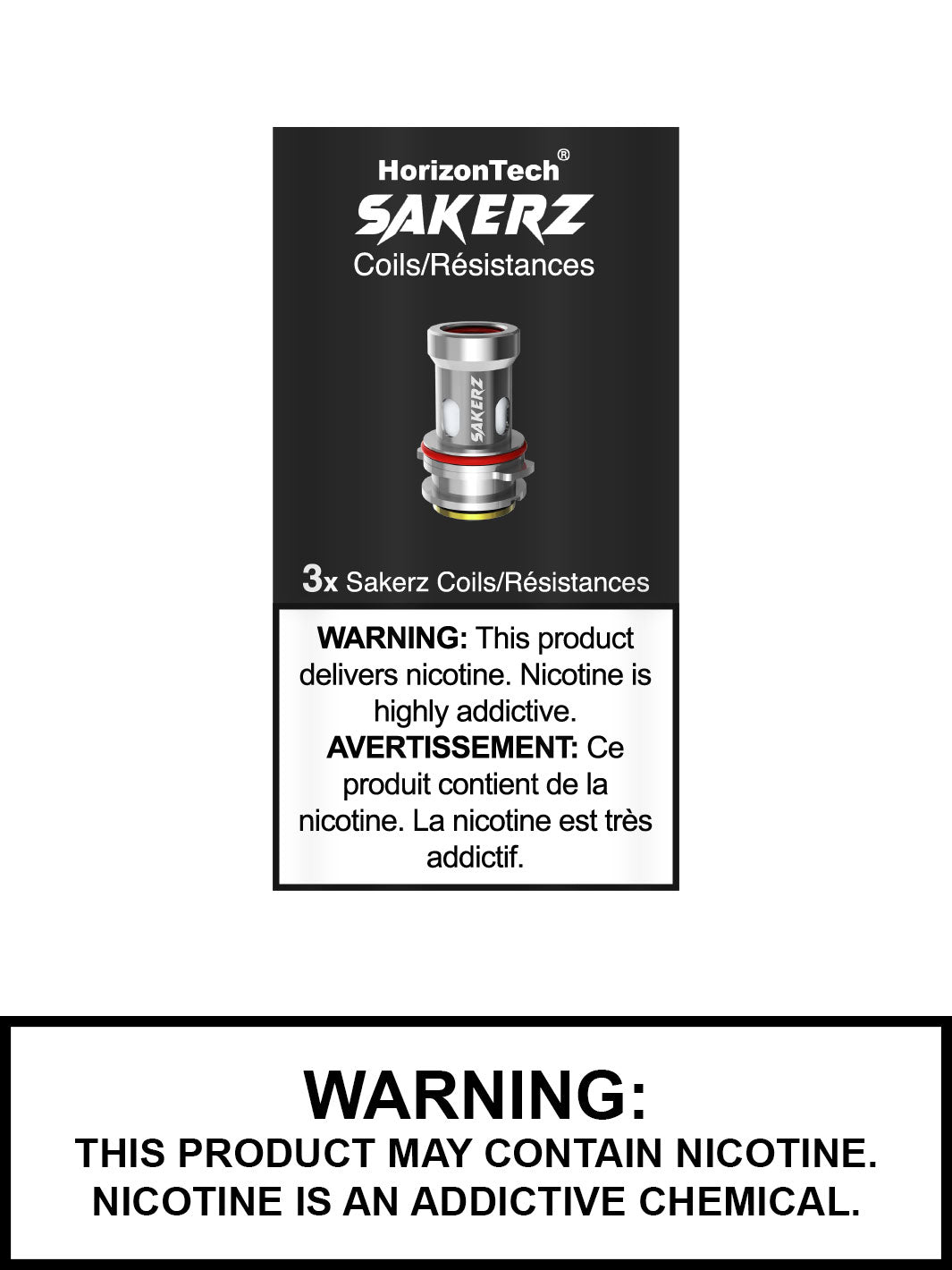 Horizontech Sakerz Replacement Coils, Sakerz Mesh Coil, Vape360 Canada