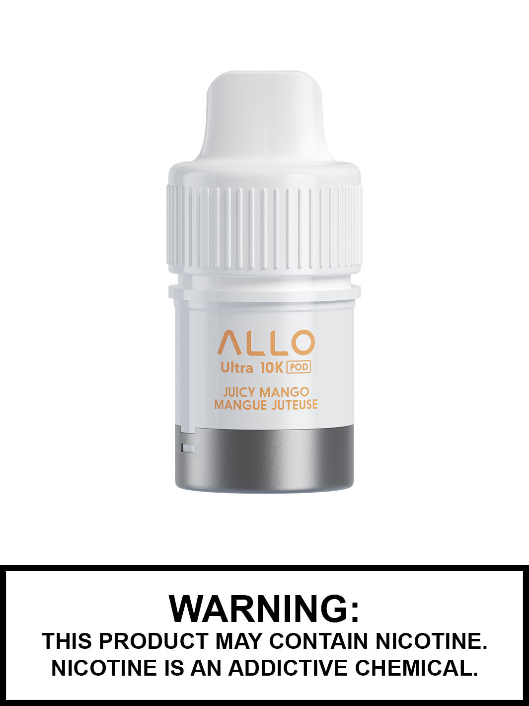 Juicy Mango Allo Ultra 10K Pods, Allo Vape, Allo Ultra 10K Hybrid Disposable, Vape360 Canada