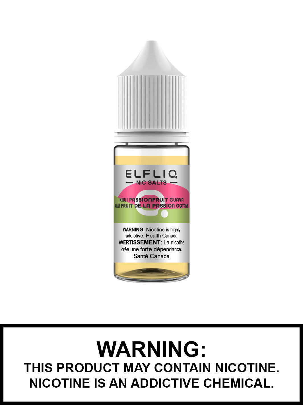 Kiwi Passionfruit Guava ELFLIQ Nic Salts by ELFBAR Vape Juice, Vape360 Canada