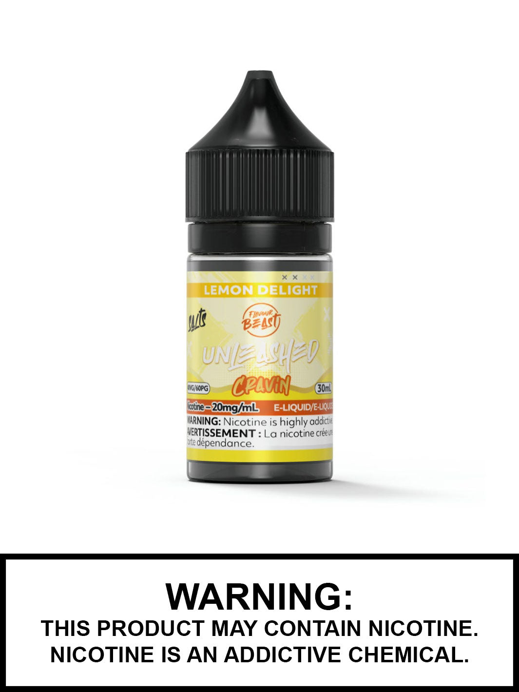 Lemon Delight Flavour Beast Salts, Salt Nic Flavour Beast Flavours, Vape360 Canada