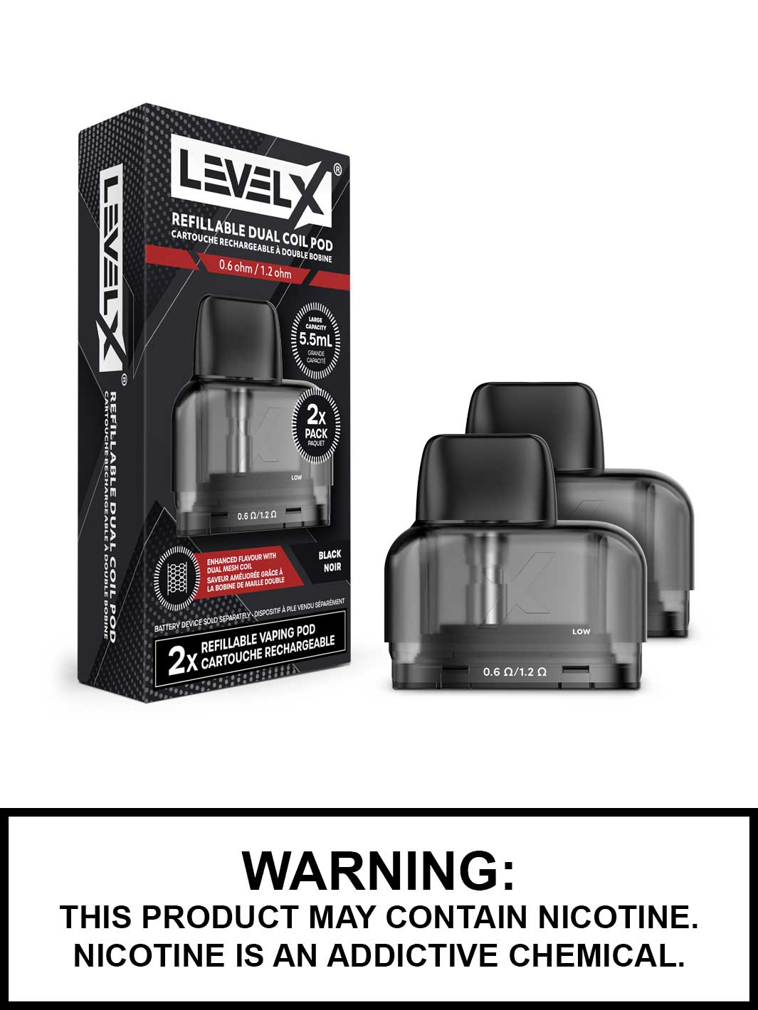 Level X Refillable Vape Pods, Level X Vape, Vape360 Canada