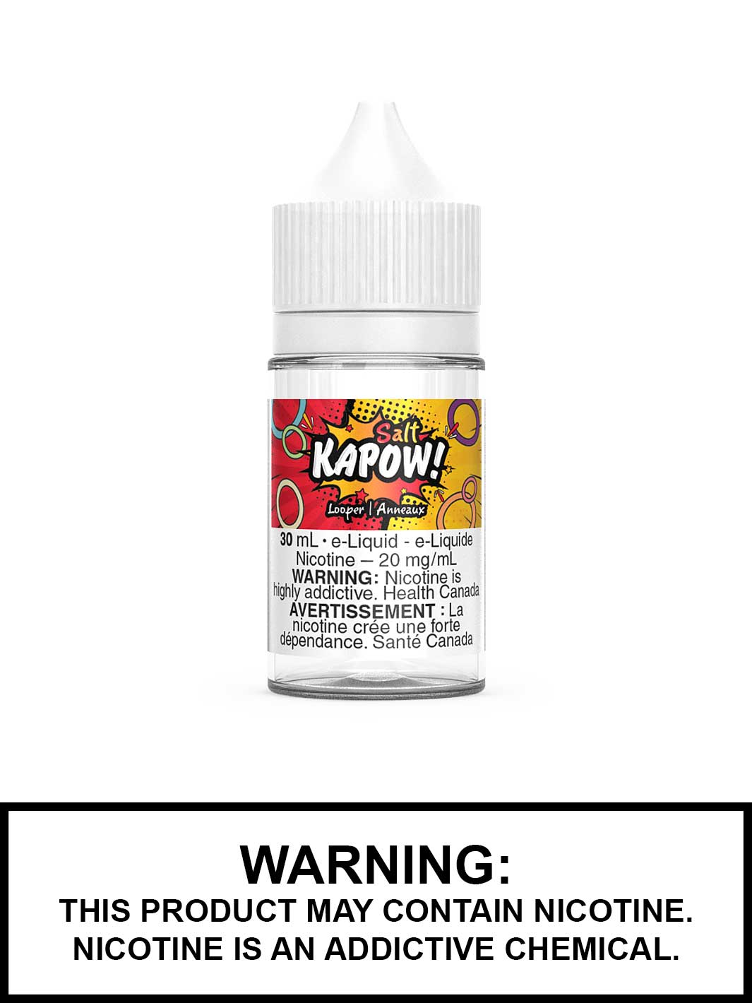 Looper Salt Nic Vape Juice by Kapow, Vape360 Canada