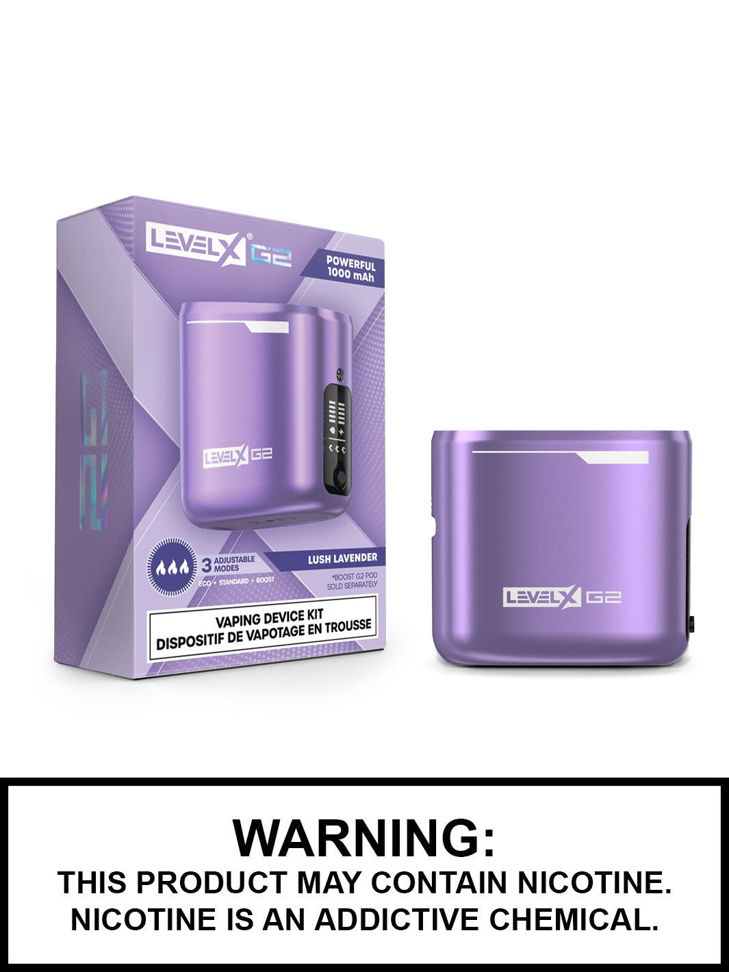 Level X Boost G2 Battery, 1000mAh Level X Boost G2 Battery, 1000mAh
