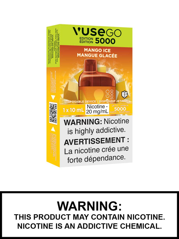 Mango Ice Vuse Go 5000 Edition, Vuse Go Disposable Vape Canada, Vape360