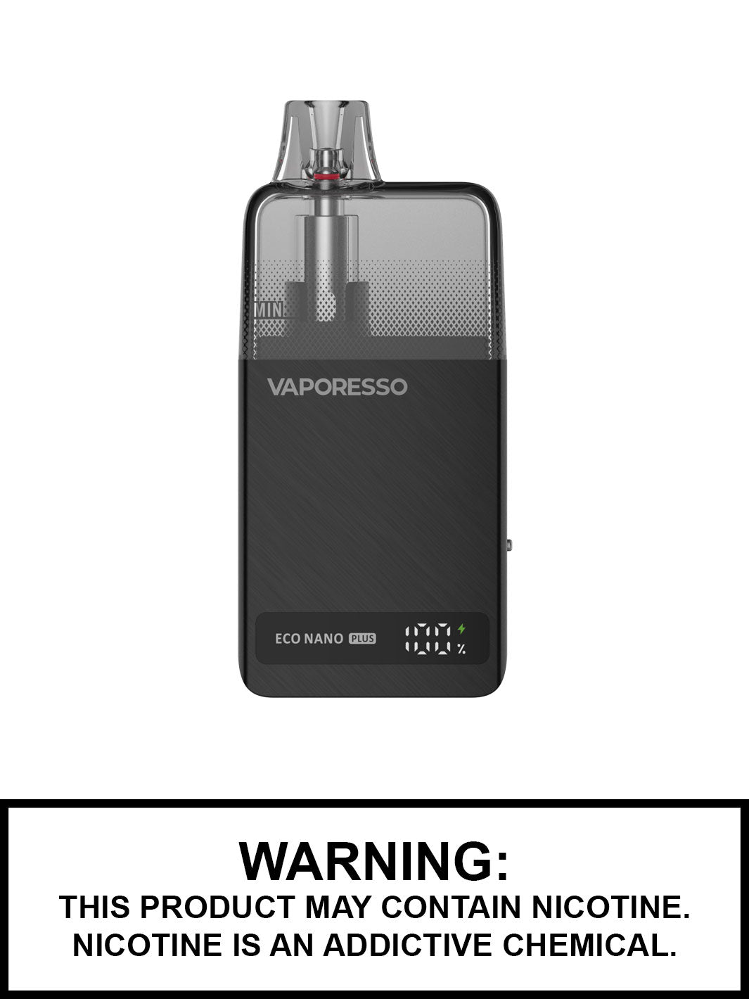 Midnight Black Vaporesso Eco Nano Plus Pod Kit, Vaporesso Vape
