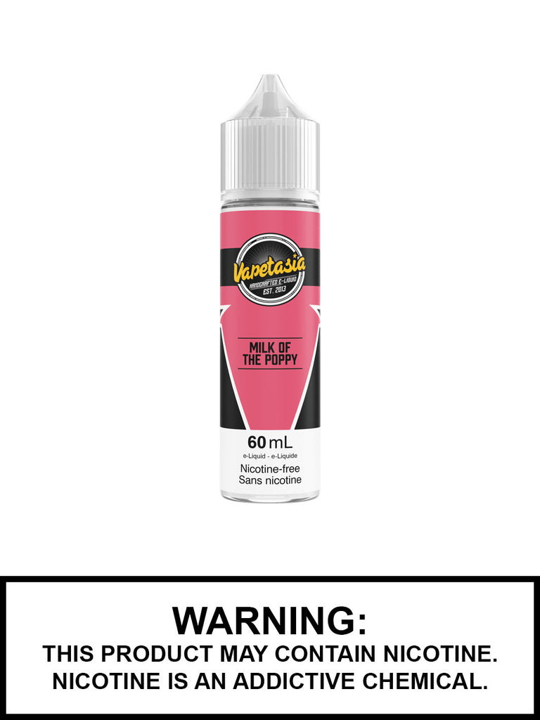Milk Of The Poppy by Vapetasia eLiquid - 60mL Milk Of The Poppy by Vapetasia eLiquid - 60mL