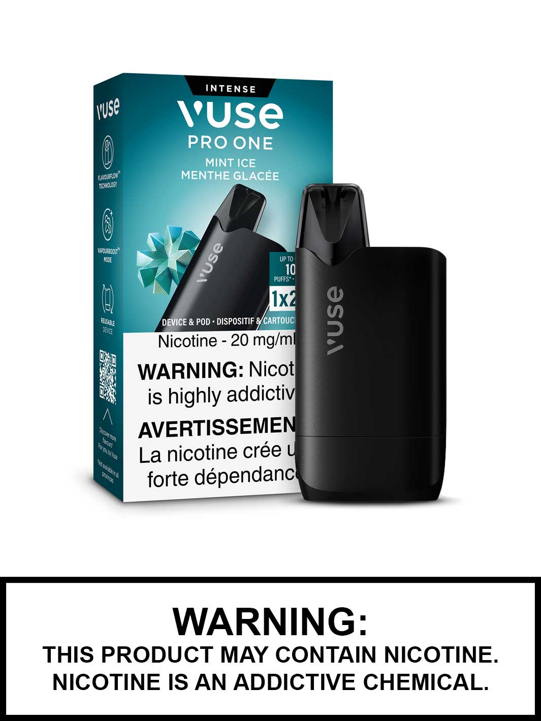 Mint Ice Vuse Pro One Pod Kit, Vuse Vape Canada, Vape360