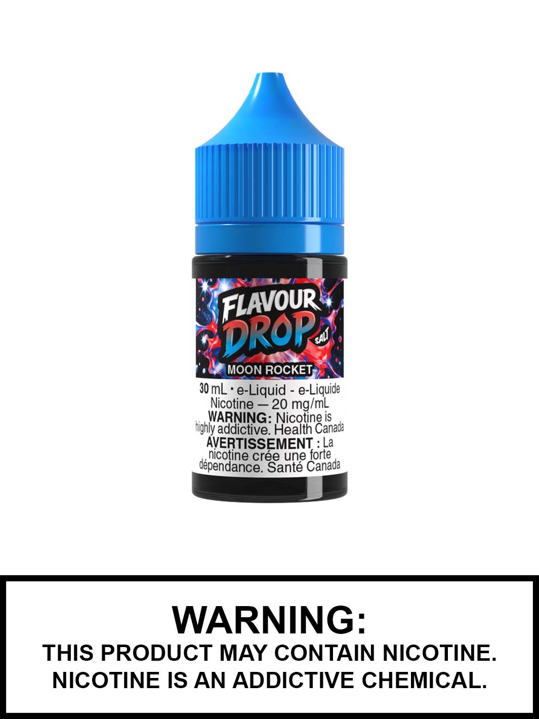 Moon Rocket Flavour Drop Salt Nic Vape Juice, 30mL Nic Salts