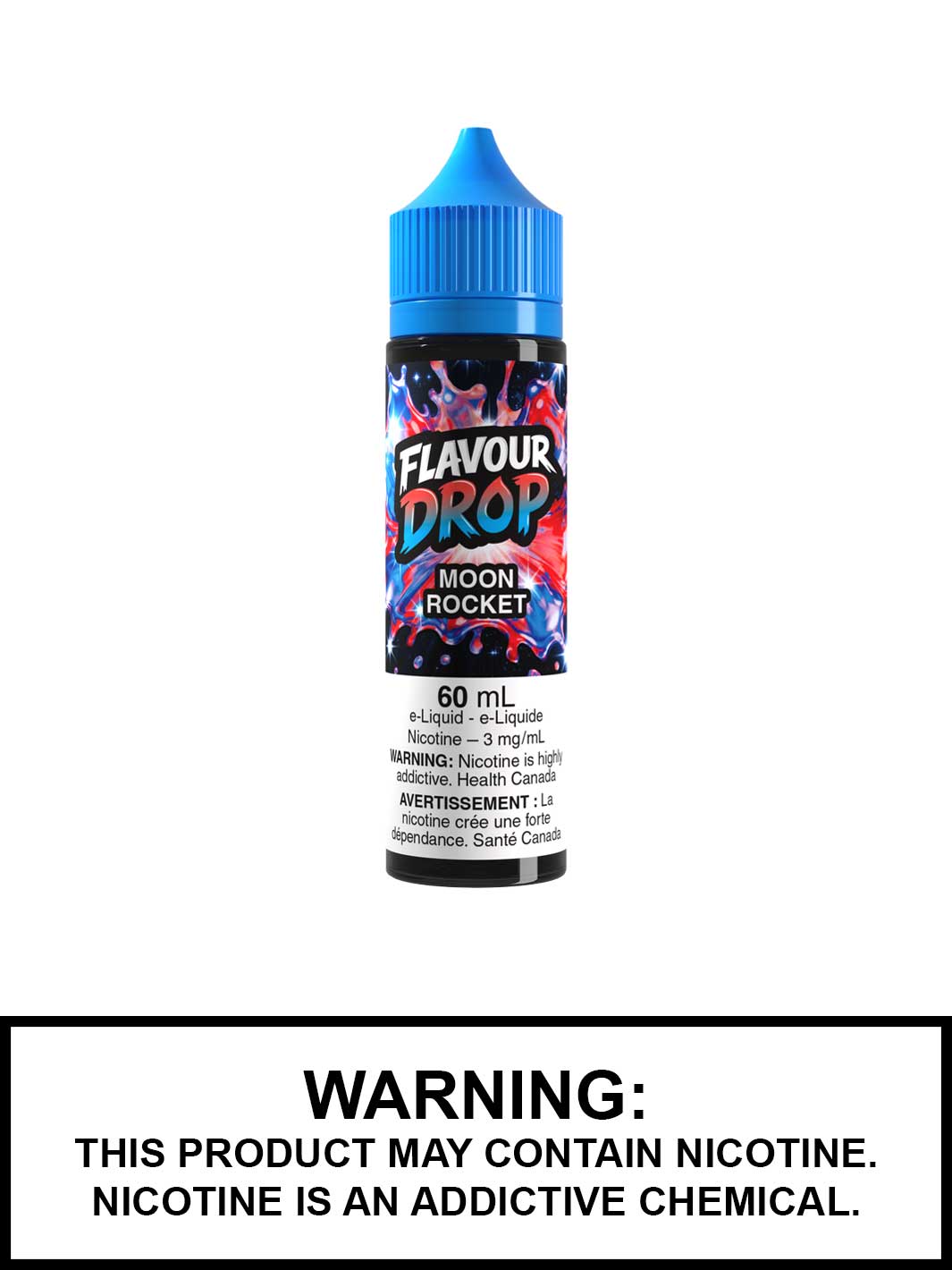 Moon Rocket Flavour Drop Vape Juice, 60mL Freebase