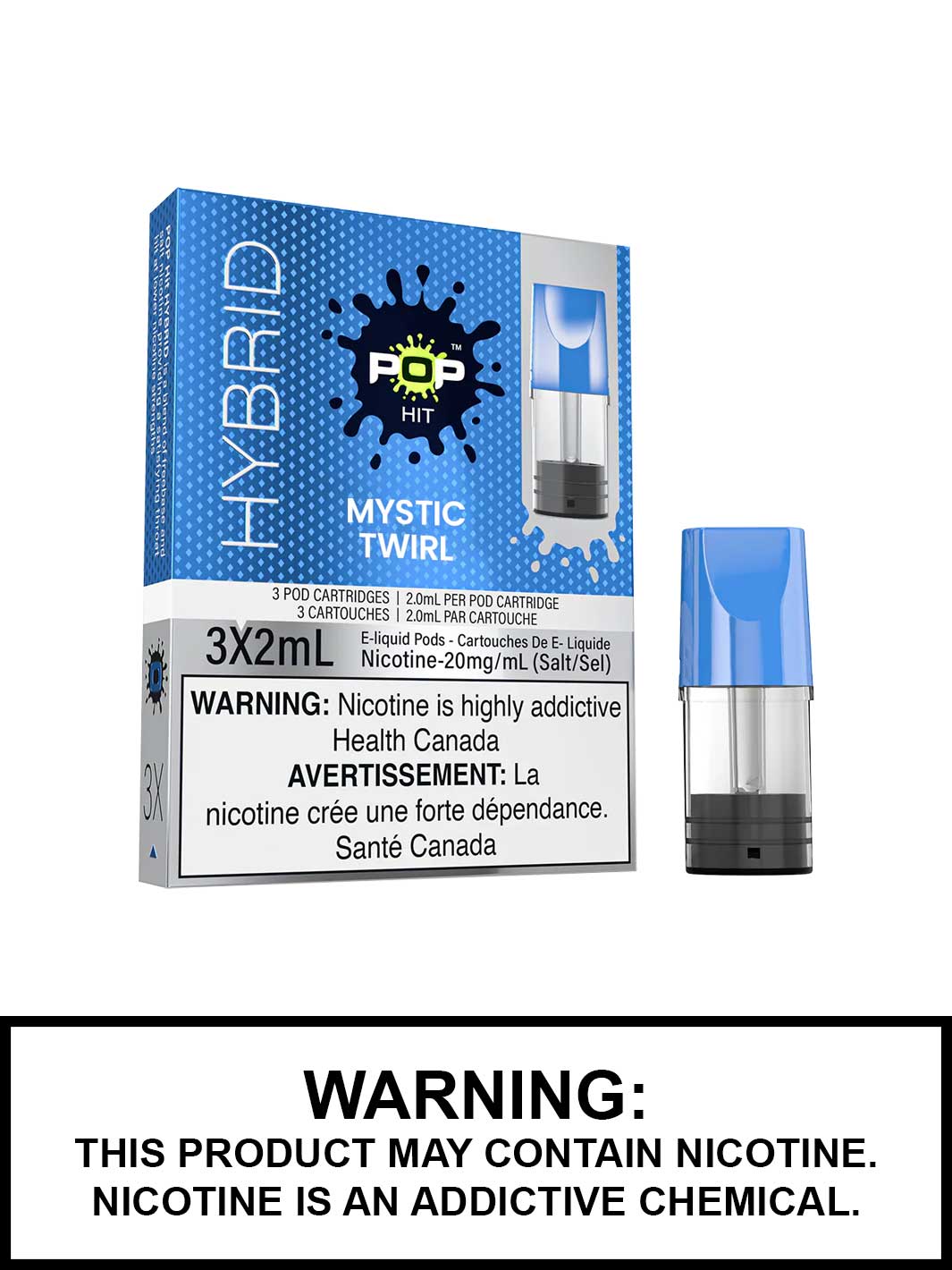 Mystic Twirl Pop Pods by Pop Vapor, STLH Pods, Vape360 Canada