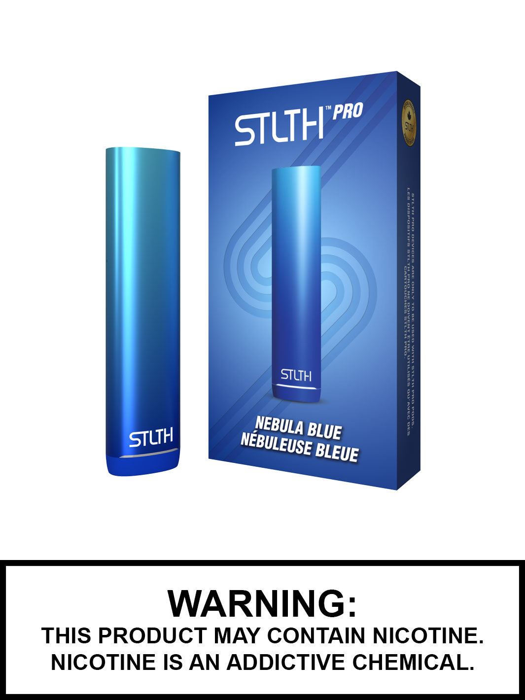 STLTH Pro Device Nebula Blue, Pod System Vape, Vape360 Canada