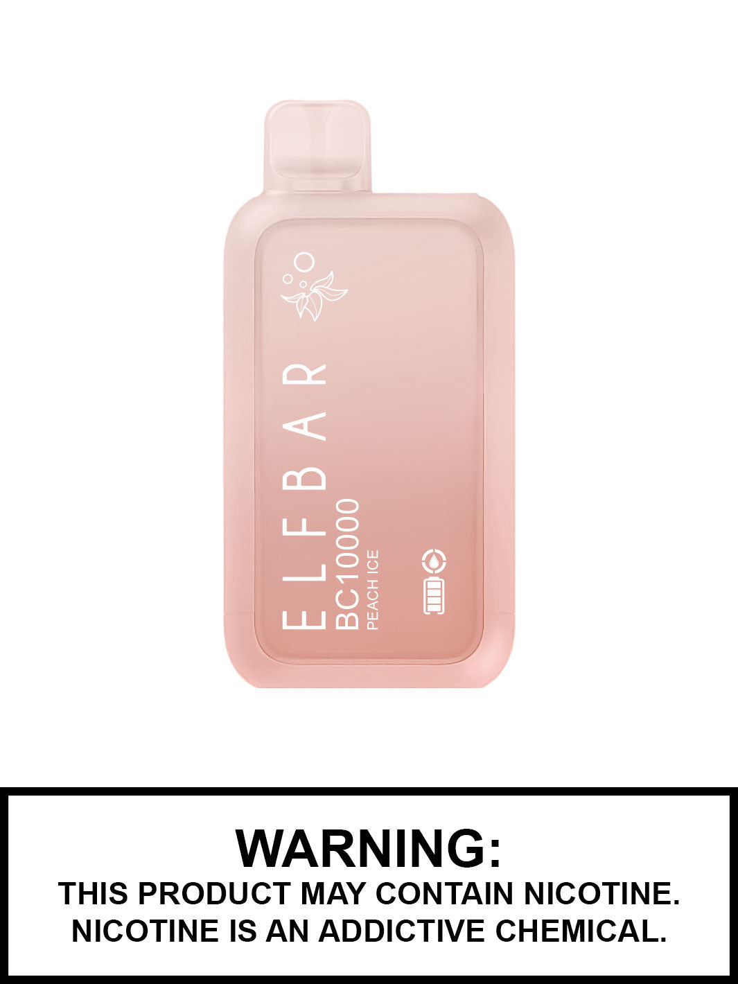 Peach Ice Elf Bar BC10000 Disposable Vape, Elf Bar 10000 Canada, Vape360