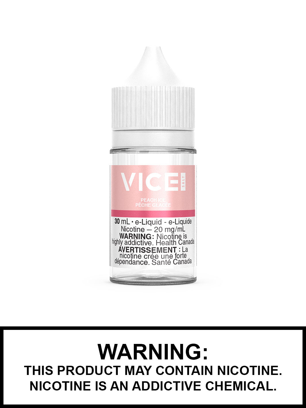 Peach Ice Vice Salt by Vice Vape, Vice Vape Flavours, Vape360 Canada