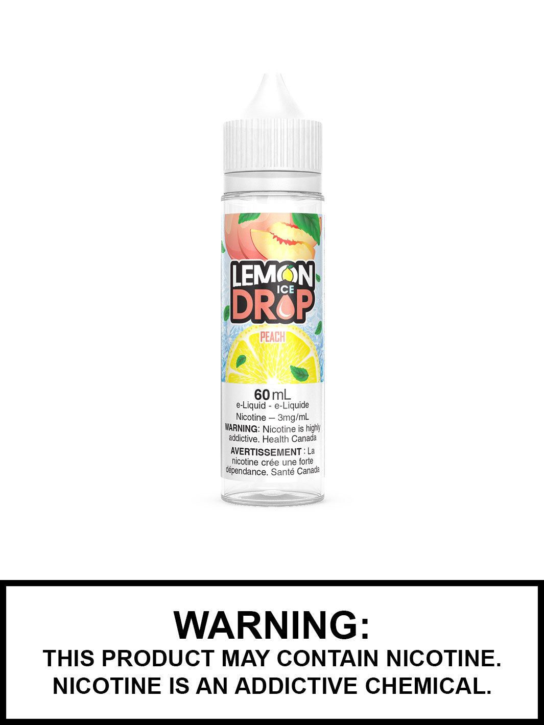 Lemon drop vape juice, Peach by Lemon Drop Ice vape juice, vape360 Canada