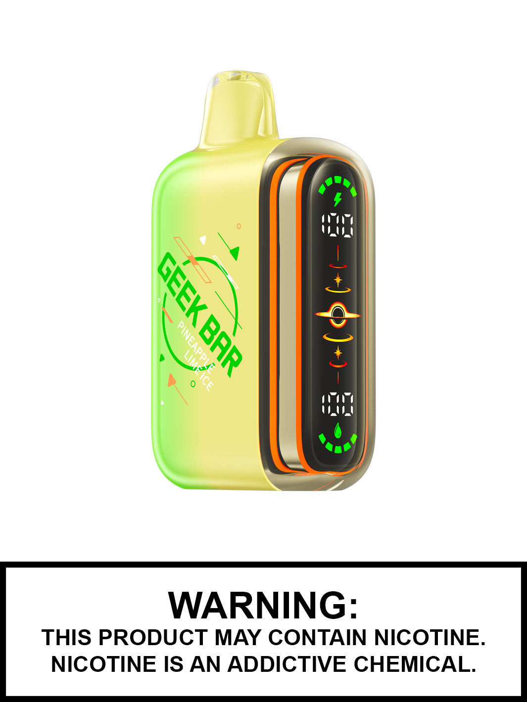 Pineapple Lime Ice Geek Bar Pulse 2 80K Disposable Vape, Geekbar Vape Canada
