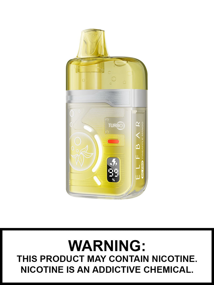 Pineapple Mango Elf Bar BC Pro 80K Disposable Vape, 80,000 Puff Disposable Vape