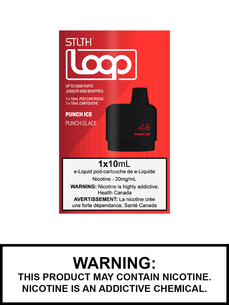 Punch Ice STLTH Loop Pods, Loop Vape Pods Canada, Vape360