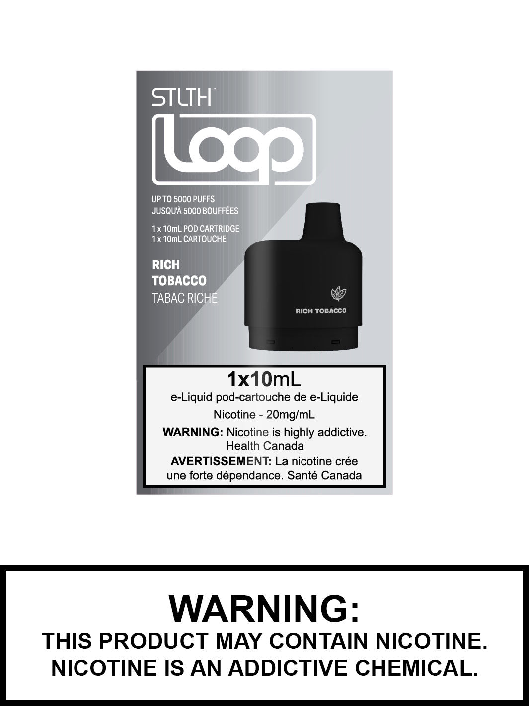 Rich Tobacco STLTH Loop Pods, Loop Vape Pods Canada, Vape360