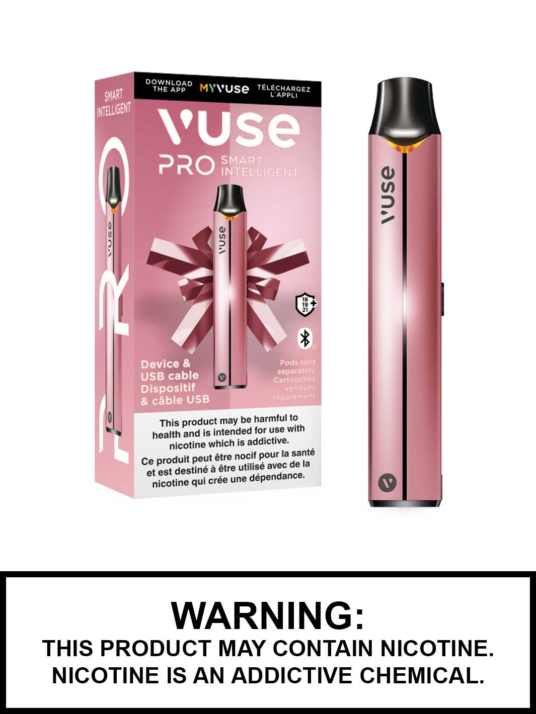 Vuse Pro Smart Device Rose Gold, Vuse Vape Canada, Vape360