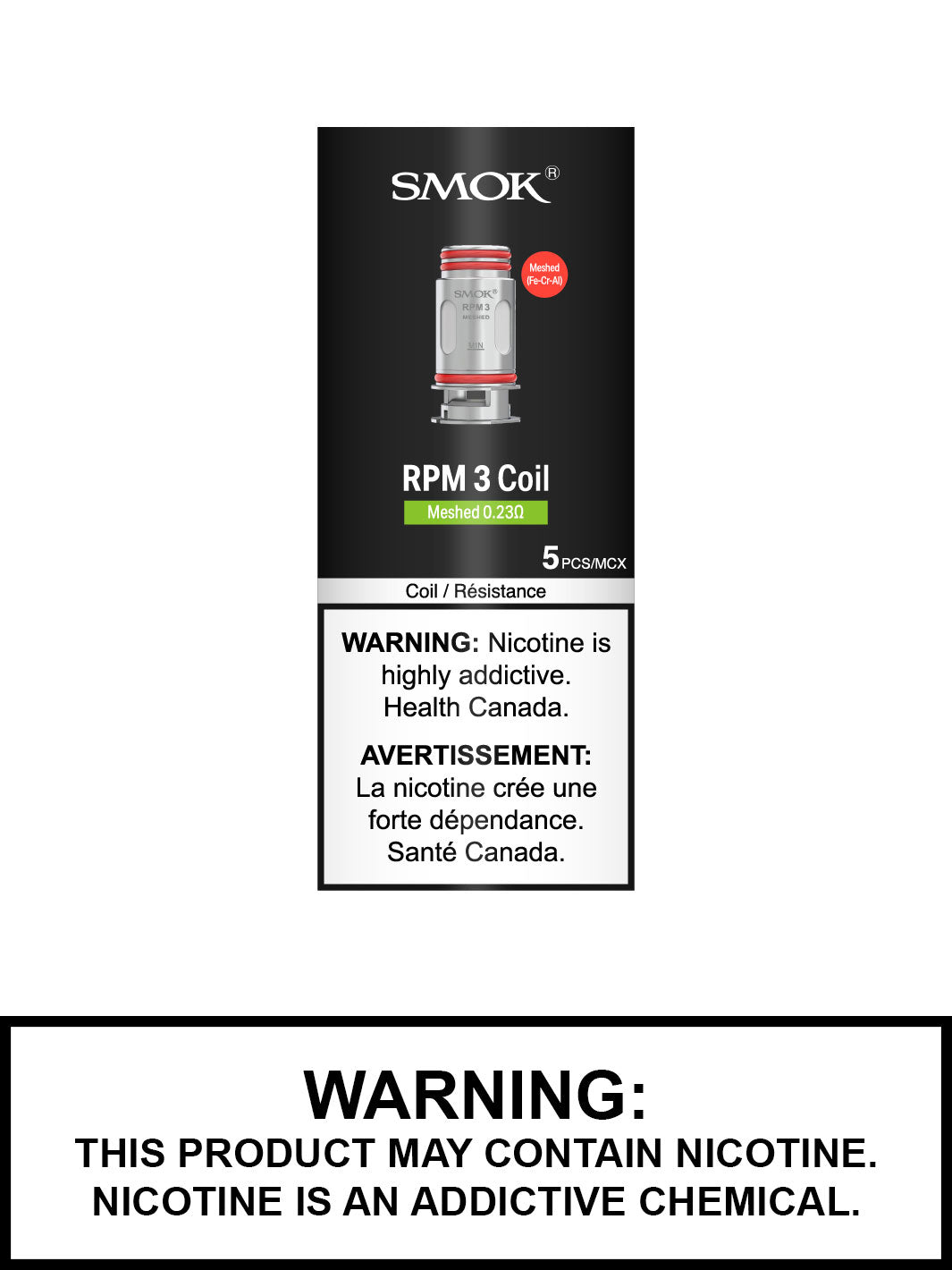 SMOK RPM3 Coils, SMOK Replacement Coils, SMOK Vape Canada, Vape360