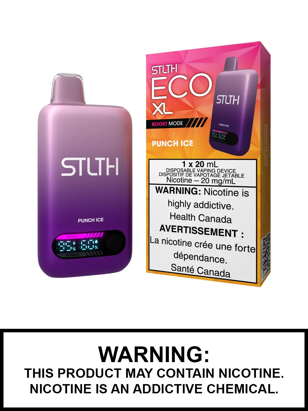 STLTH ECO XL Punch Ice Disposable Vape - Vape360