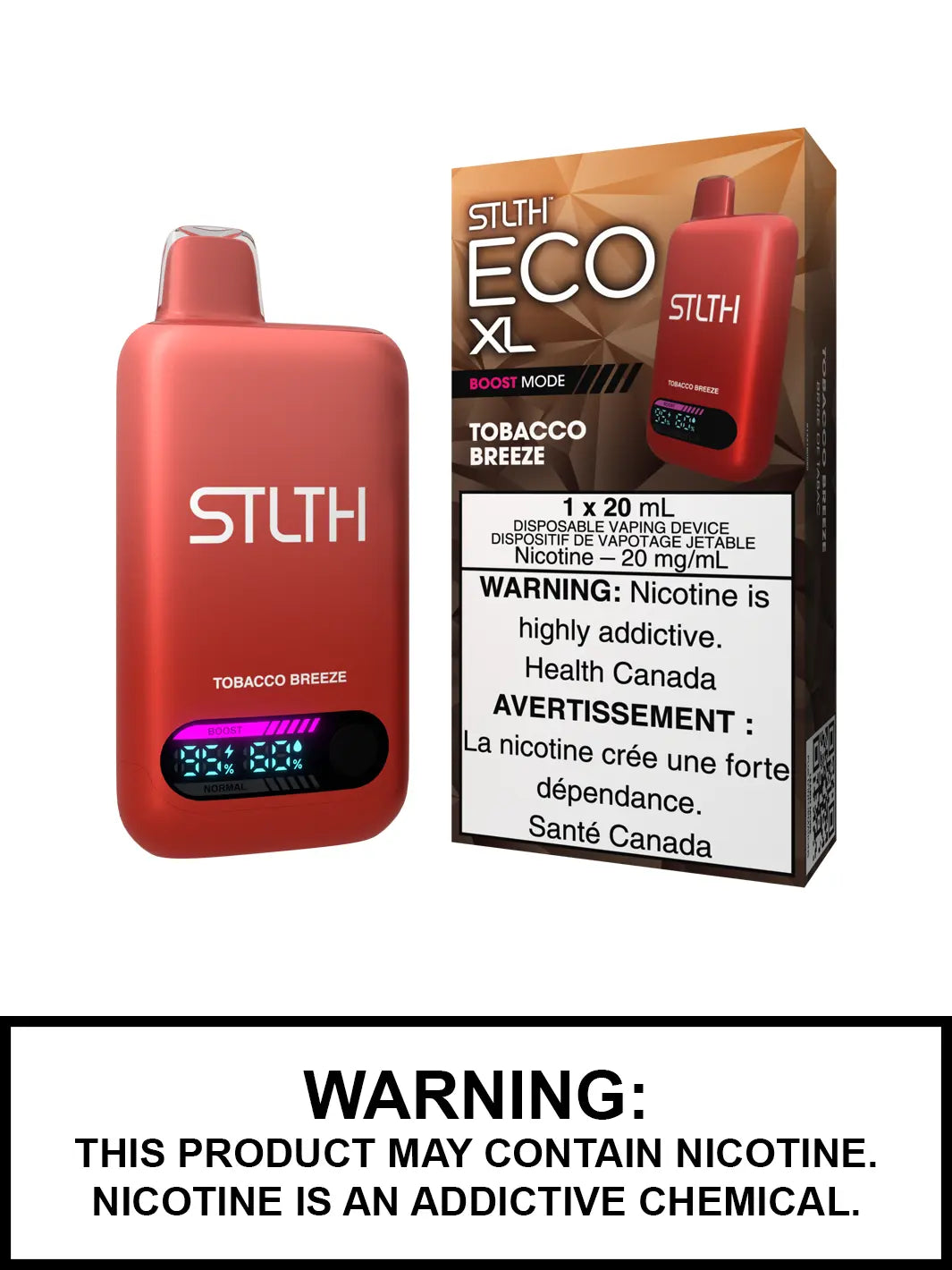 STLTH ECO XL Tobacco Breeze Disposable Vape - Vape360