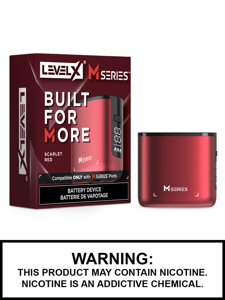 Scarlet Red Level X M Series Battery, 1000mAh