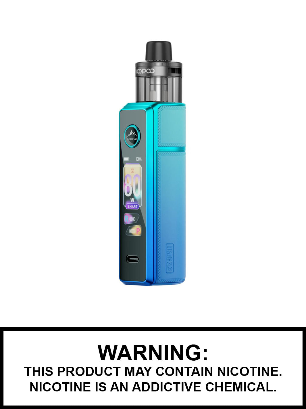 Voopoo Drag X3 Pod Kit - 80W Voopoo Drag X3 Pod Kit - 80W