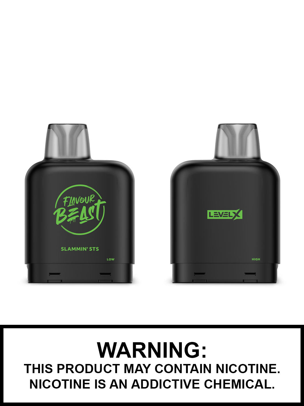 Slammin STS Iced Level X Flavour Beast Pods, Vape360 Canada