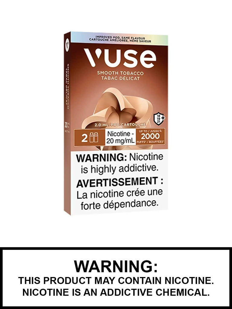 Smooth Tobacco Vuse Pods Canada