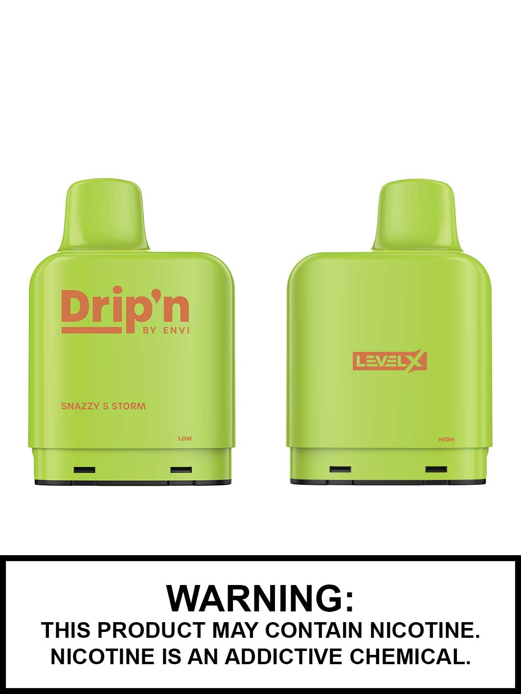 Snazzy S Storm Drip'n Level X Pods, Drip'n Vape Pods, Vape360 Canada