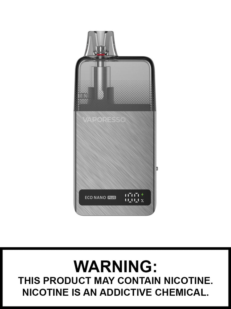 Space Silver Vaporesso Eco Nano Plus Pod Kit, Vaporesso Vape