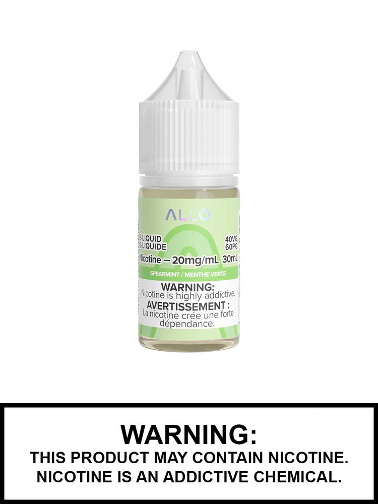 Spearmint Allo eLiquid, Allo Salts Vape Juice, Vape360 Canada