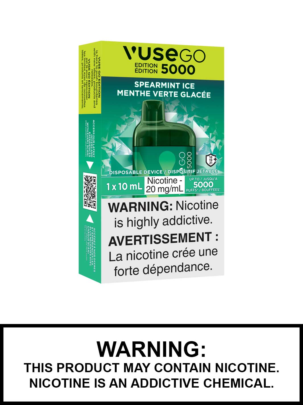 Spearmint Ice Vuse Go 5000 Edition, Vuse Go Disposable Vape Canada, Vape360