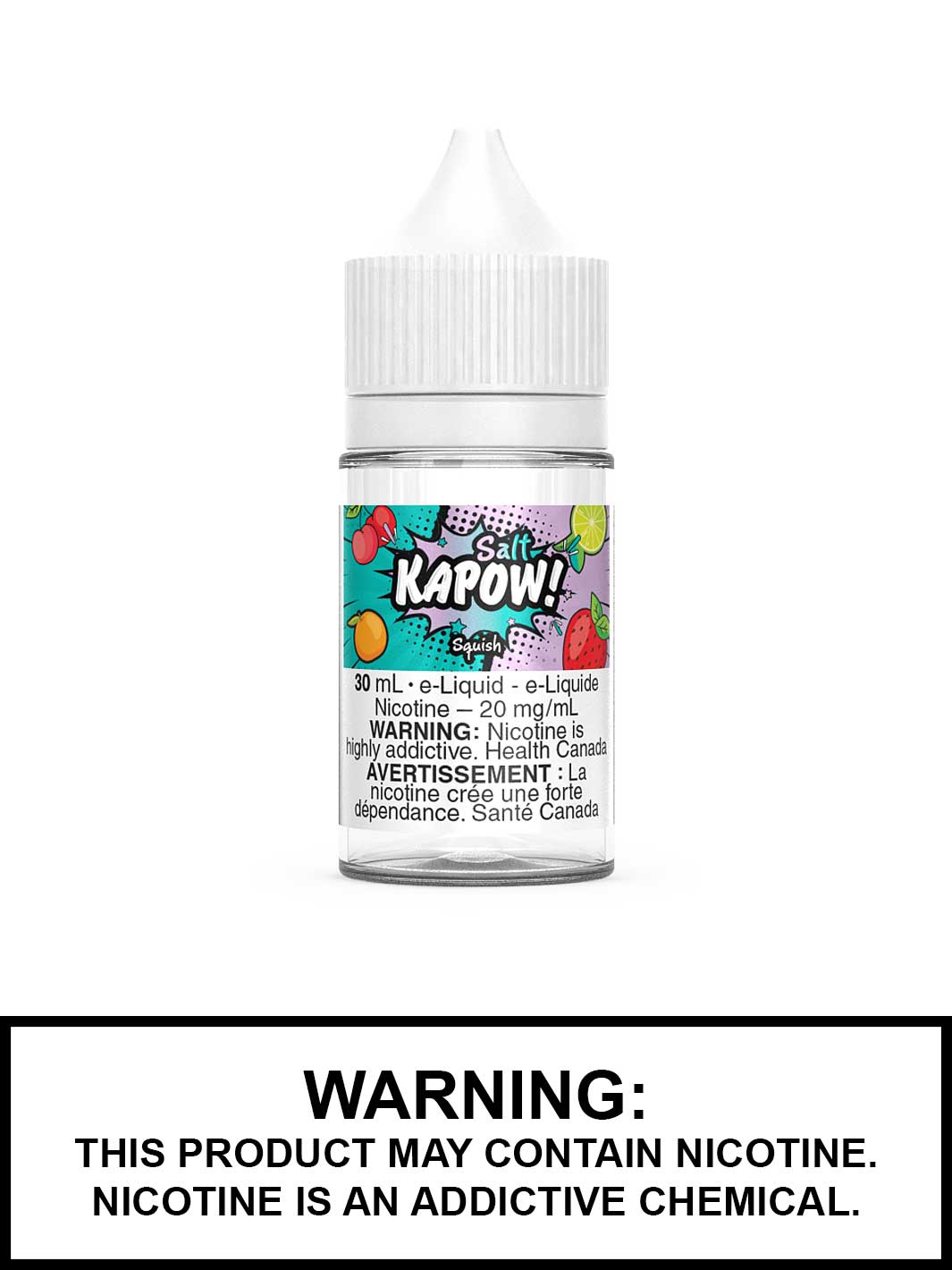 Squish Salt Nic Vape Juice by Kapow, Vape360 Canada