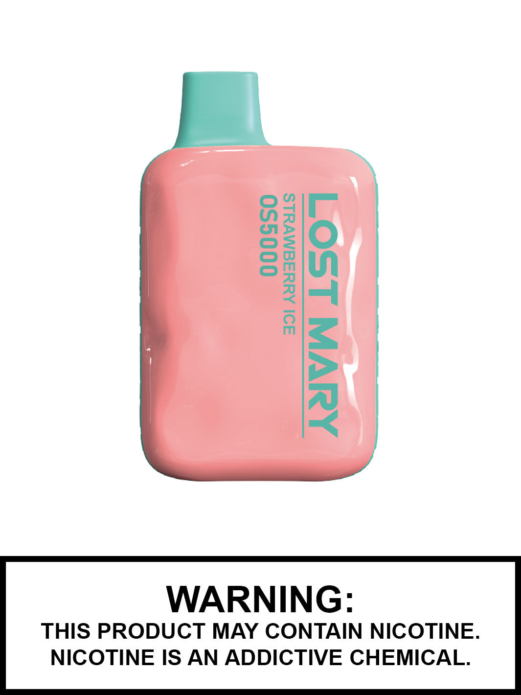 Lost Mary OS5000 Disposable Vape, Lost Mary Vape, Strawberry Ice Vape Juice, Vape360 Canada
