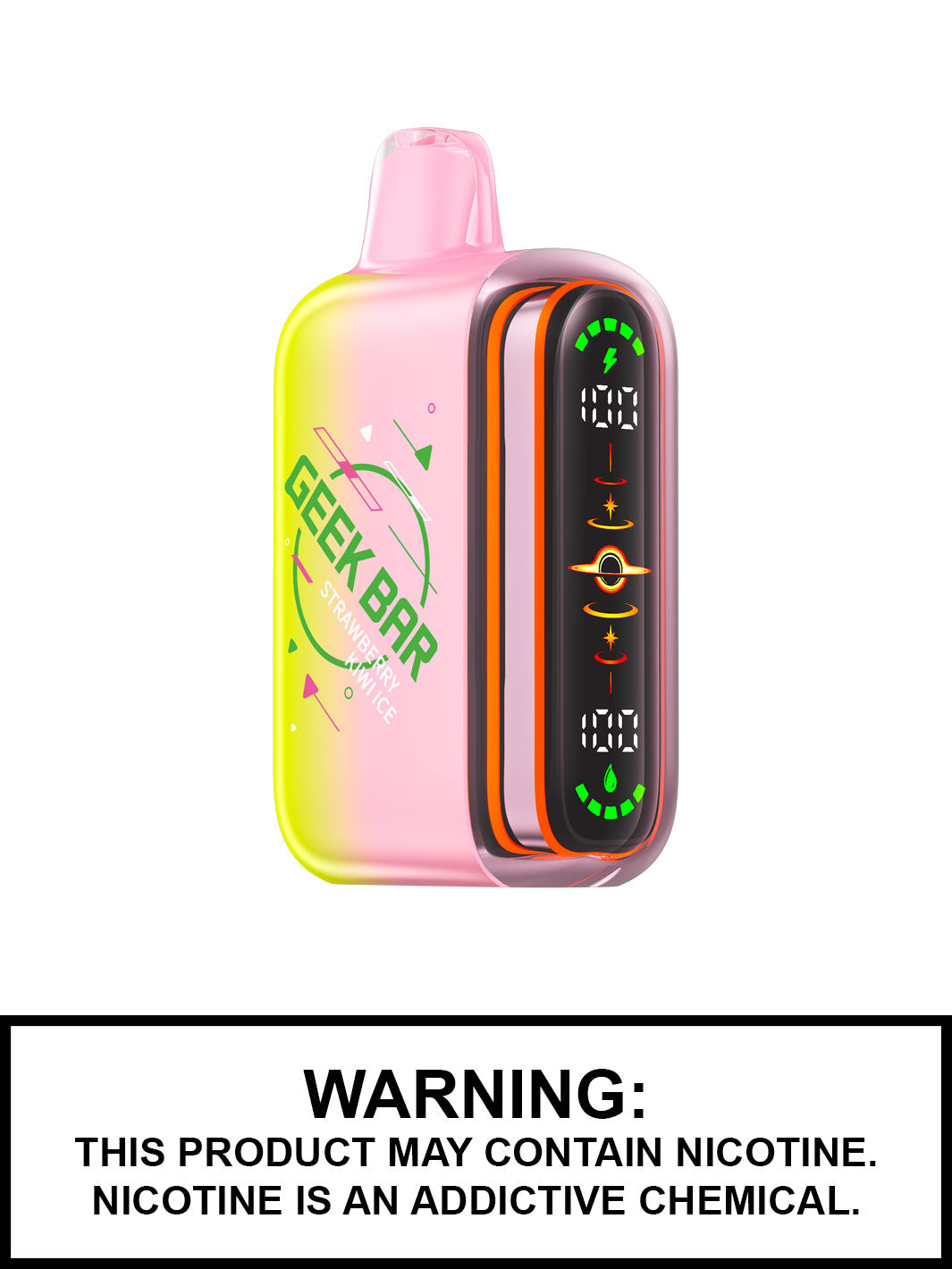 Strawberry Kiwi Ice Geek Bar Pulse 2 80K Disposable Vape, Geekbar Vape Canada