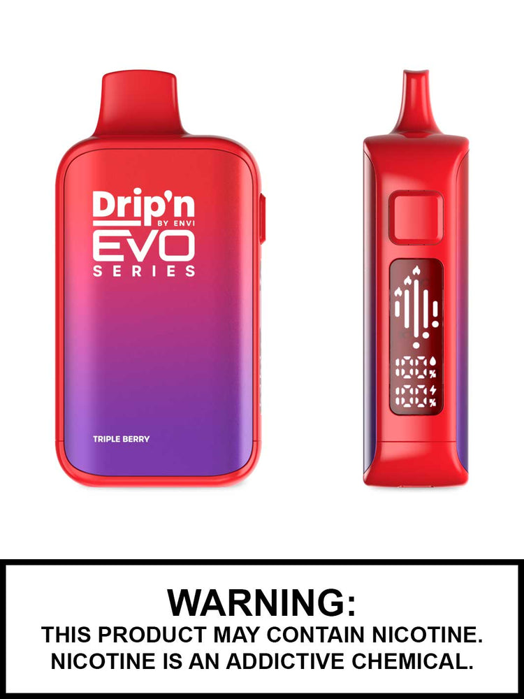 Triple Berry Dripn Evo 63K Disposable Vape, Drip'n Vape
