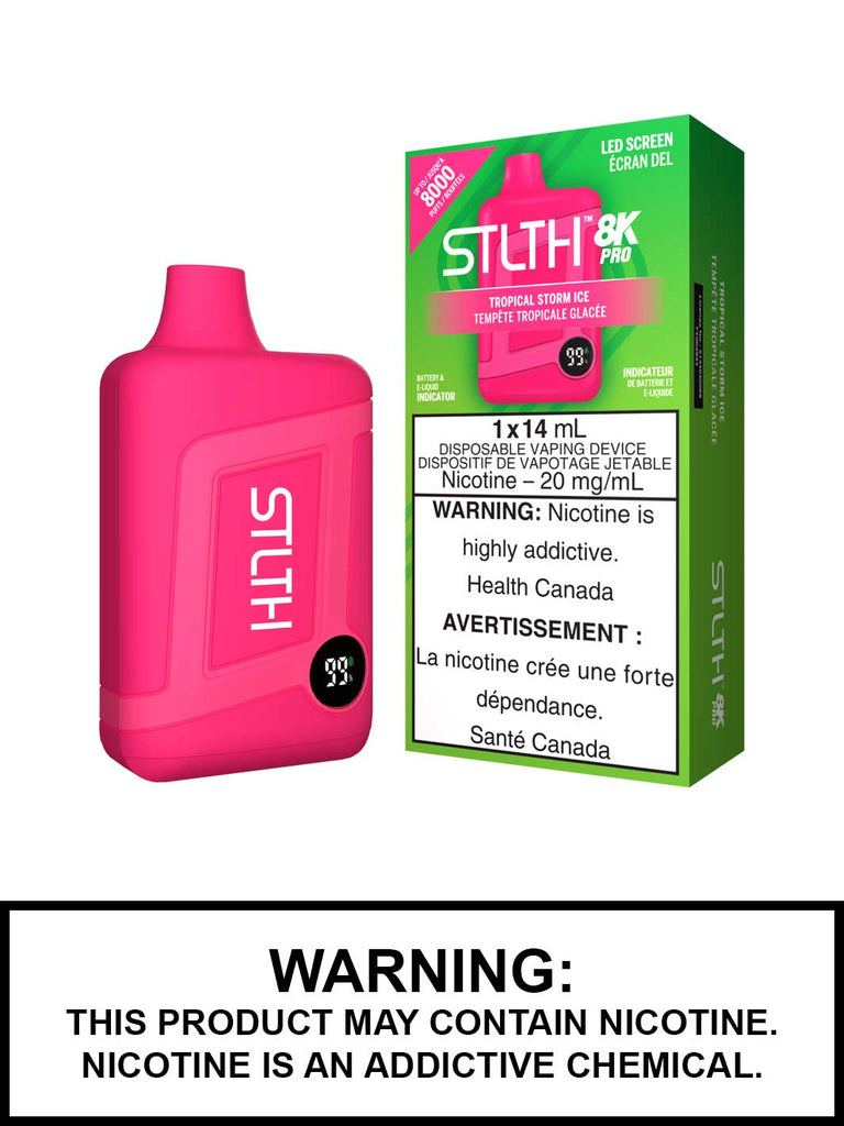 elf bar vape uk STLTH Salt Nic E-Liquid - Tropical Storm Ice 30ml main image 0