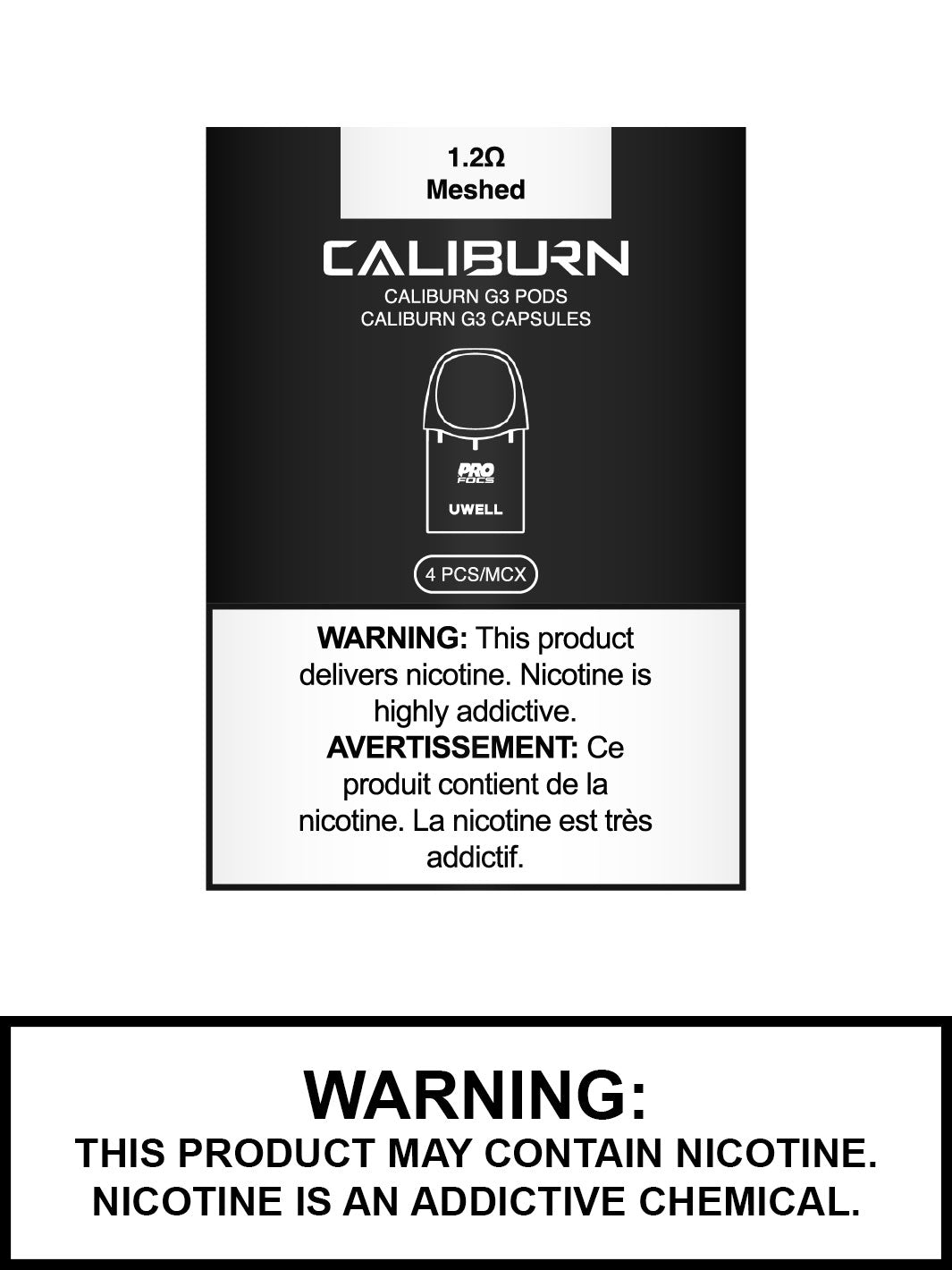 Uwell Caliburn G3 Replacement Pods, Uwell Vape, Caliburn Vape, Vape360 Canada