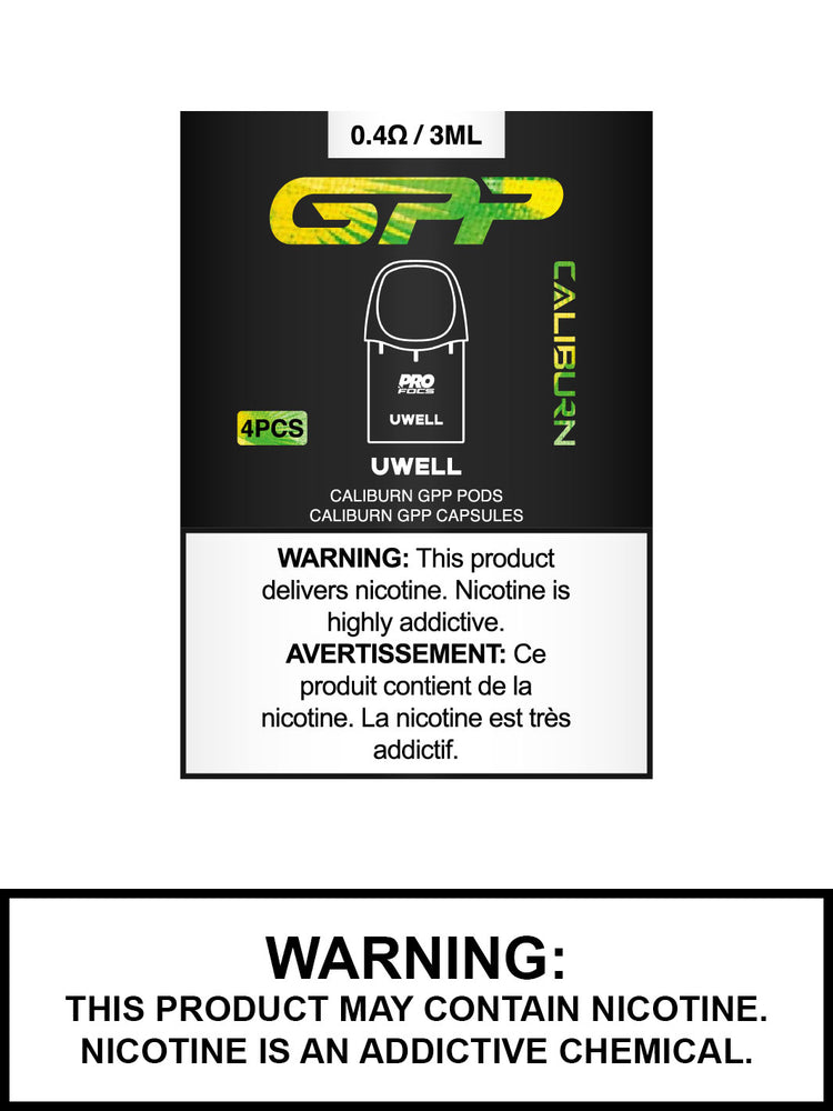 Uwell Caliburn GPP Replacement Pods, Uwell Vape, Caliburn Pods, Vape360 Canada