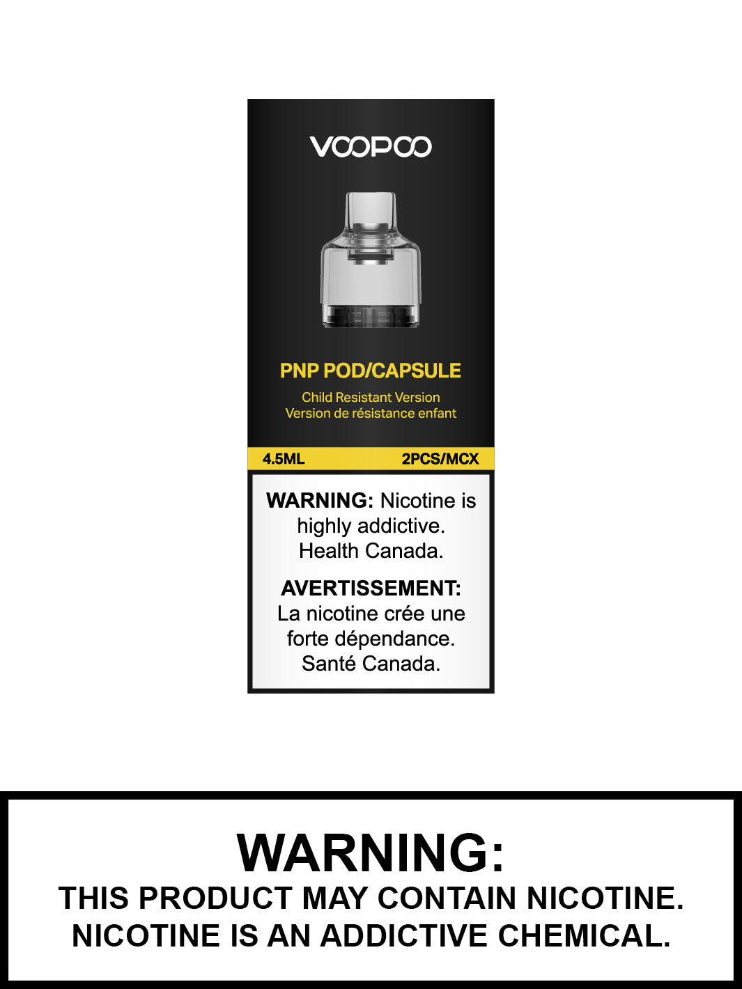 Voopoo PNP Replacement Pods, 2 Pack, Voopoo Vape, Vape360 Canada